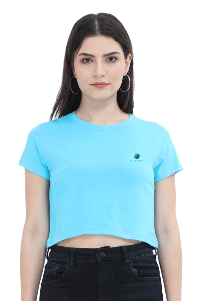 BlueLander Kiss Crop Top Elevate Your Style with Trendy Comfort and a Touch of Playful Elegance