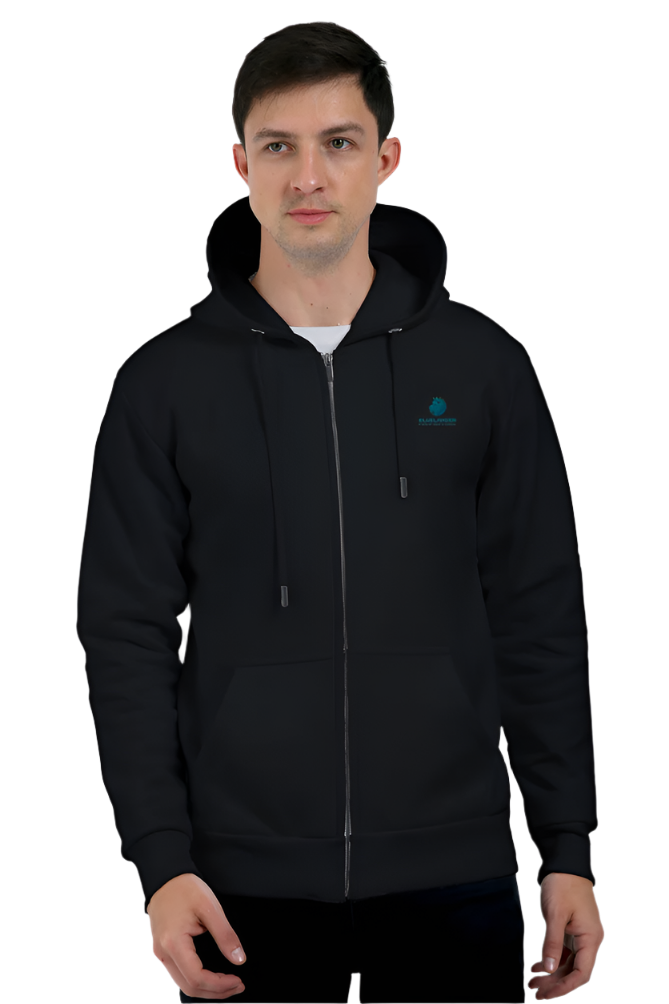 Heavyweight Comfort, Urban Style: Bluelanders Unisex Zip-Up Hoodie