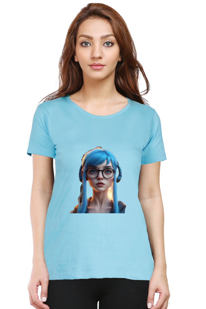 Unveiling Timeless Comfort: Bluelander Cotton Half Sleeve T-Shirts – AI-Enhanced Design, A Fashion Revolution for Our Beautiful Sisters and Moms of India.