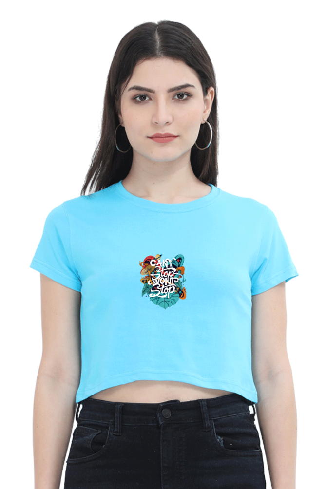 Sculpted Elegance: Bluelander's Stylish Female Crop Top – Embrace Fashion with Flair!