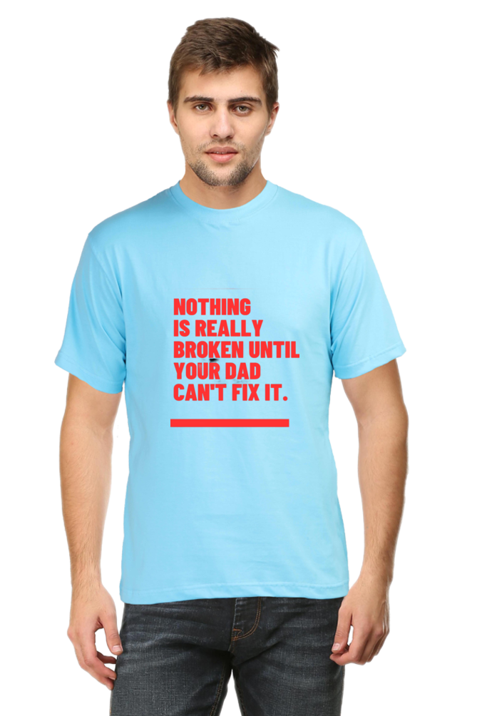 Fixing the Unfixable Bluelander Half Sleeve Cotton T-Shirts ,Where Comfort Meets Dad's Expertise