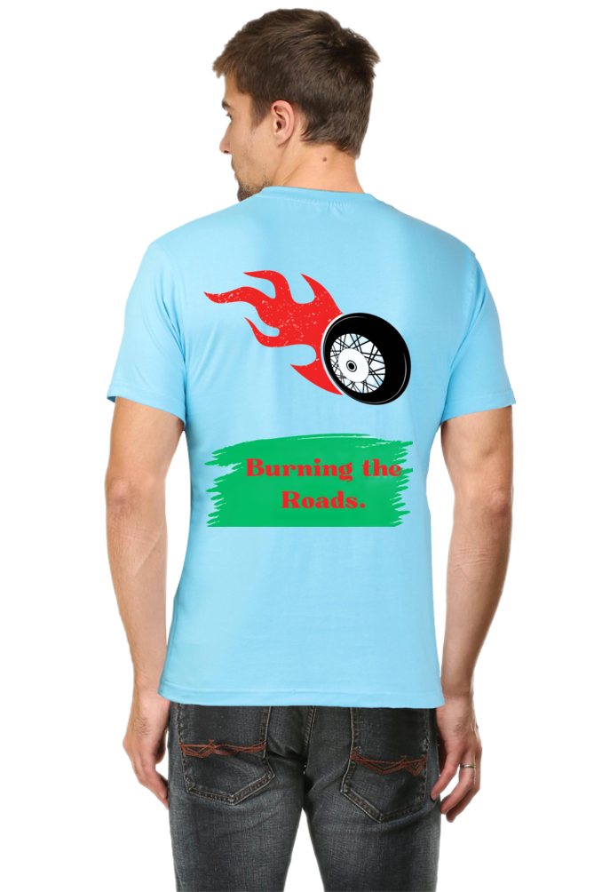 Step into Comfort and Style with Bluelander's Cotton Half Sleeve T-Shirt!
