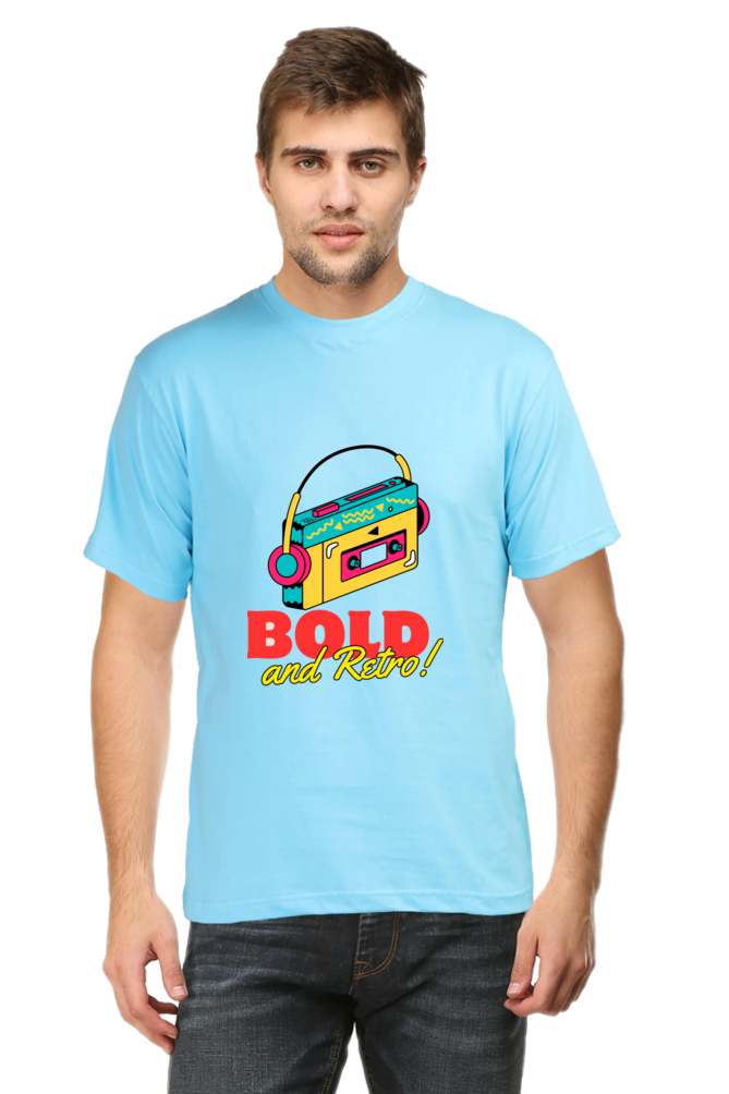 Feel the Fashion Vibe: Elevate Your Style with Bluelander's Cotton Half Sleeve Tees.