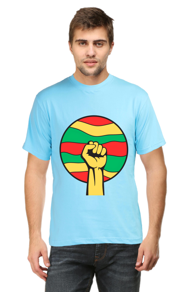 Get Noticed where ever you go with Bluelander's Cotton Half Sleeve T-Shirts: Stand Out with Future Fashion!