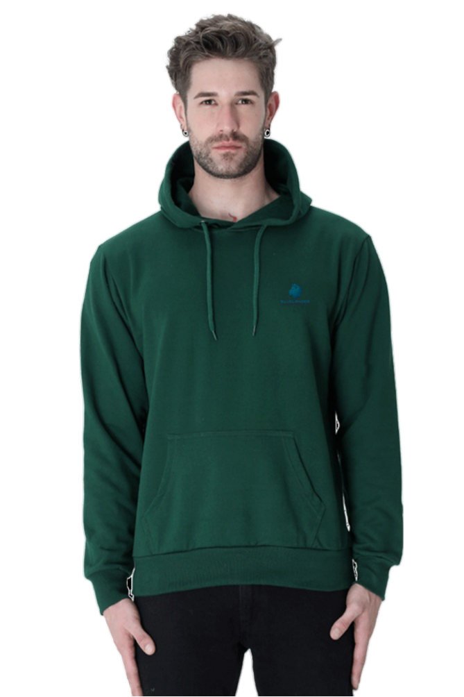 Bluelander Unisex Hoodie: 300 GSM Soft Cotton, Derby Ribbed.
