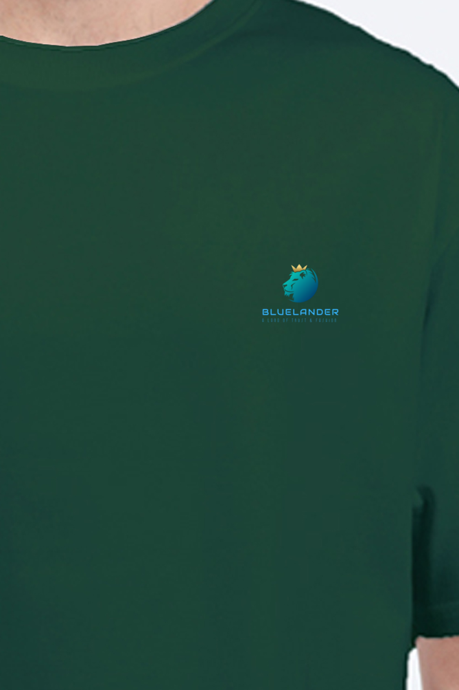 Step into Style: Bluelander's Oversize Classic Cotton T-Shirts - Where Wow Designs Lead the Way!