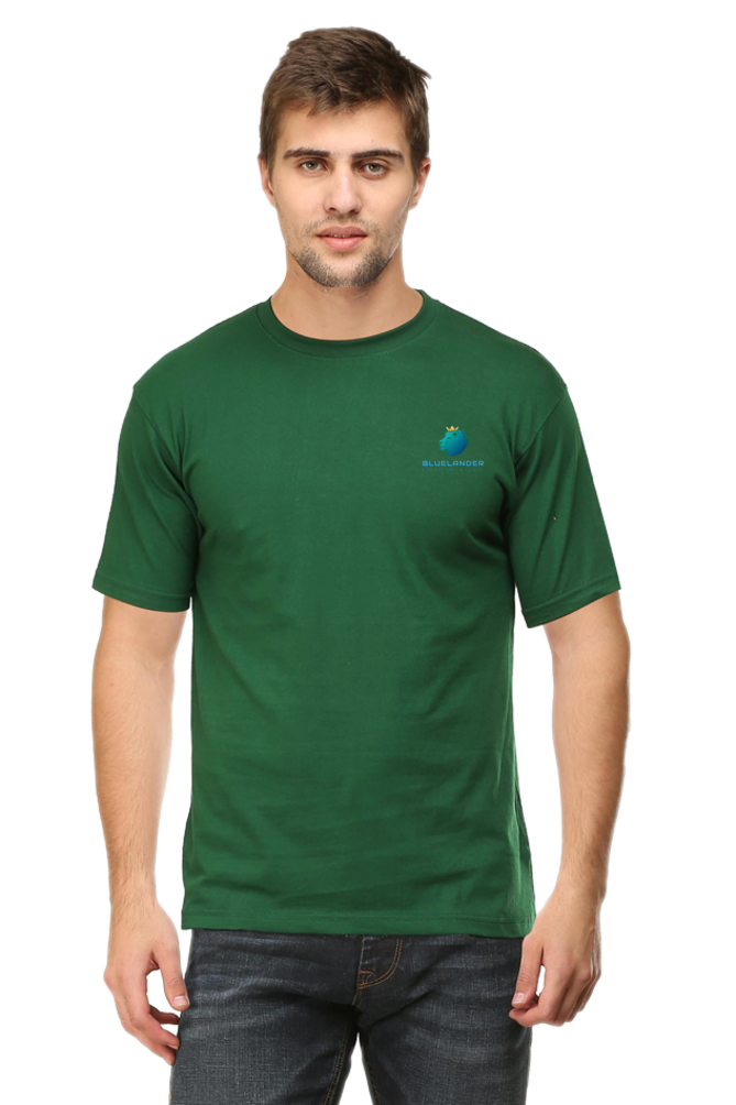 Revolutionize Your Style: Bluelander's Cotton Half Sleeve T-Shirts with Enhanced Design for the New Generation!
