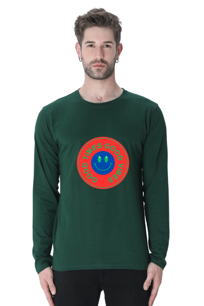 Level Up Your Style Game: Rocking Out in Bluelander's Cotton Full Sleeve T-Shirts!