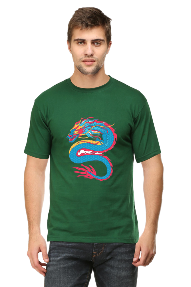 Style Redefined: Embrace Bluelander's Cotton Half Sleeve T-Shirts with Enhanced Design!