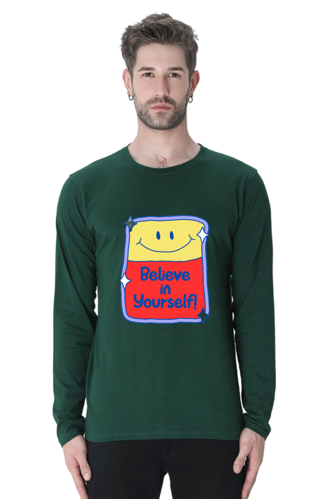 Sleeve it to Believe it: Embrace Your Journey with Bluelander's Full Sleeve Tee!