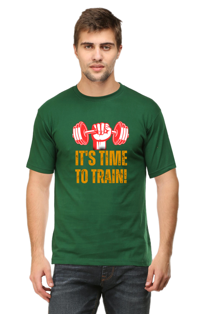 Level Up Your Fitness: Bluelander Cotton Half Sleeve T-Shirts - Supreme Comfort for Your Training Sessions