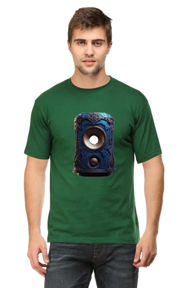 Half Sleeve Harmony: Unleash Your Inner Music with Enhanced Style in our Bluelander Cotton T-Shirt - Let Your Passion Sing