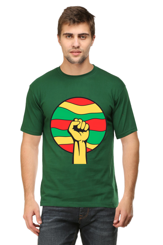 Get Noticed where ever you go with Bluelander's Cotton Half Sleeve T-Shirts: Stand Out with Future Fashion!