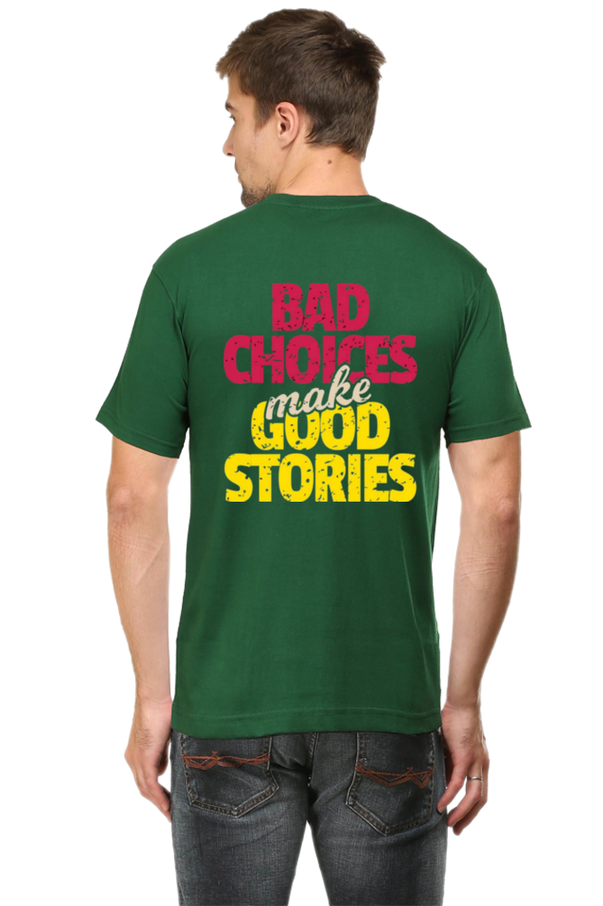 Let's create good stories together: Bluelander's Premium Cotton Bio-Washed Half-Sleeve T-Shirt