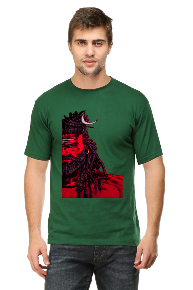 Adorn Yourself with Divine Shiva Vastra - Experience Shiva's Grace with Bluelander's Premium Unisex Cotton T Shirt.