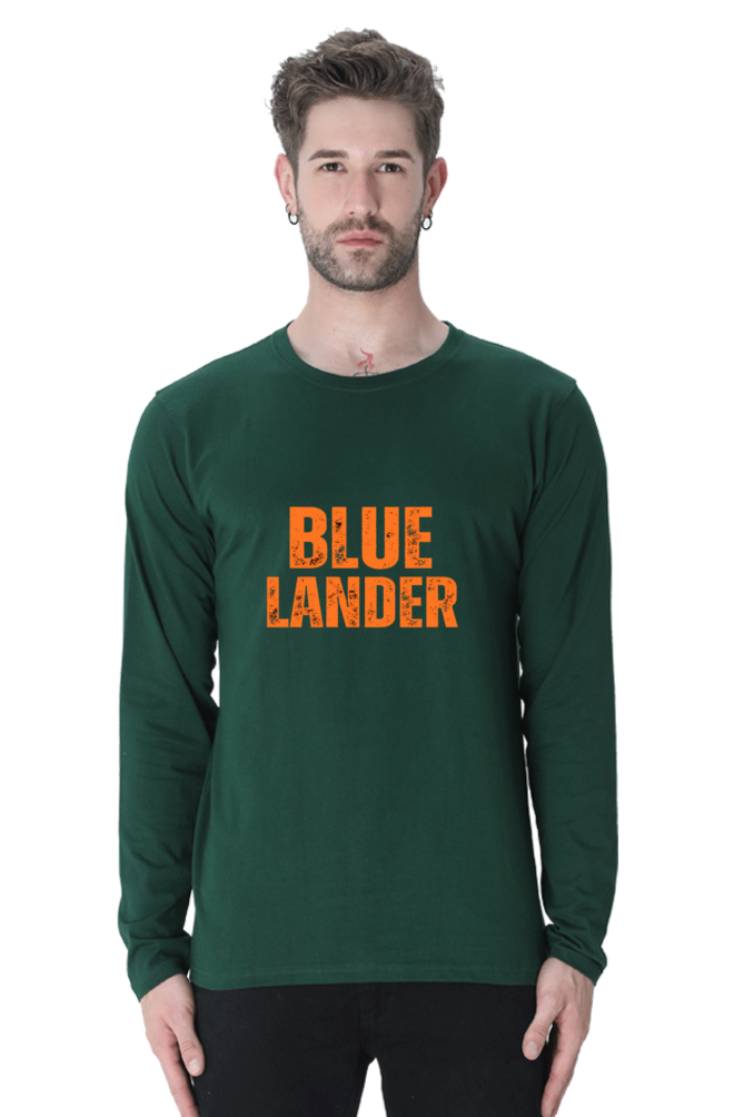 Bluelanders Unisex Soft Cotton bio washed Full-Sleeve T-Shirt.