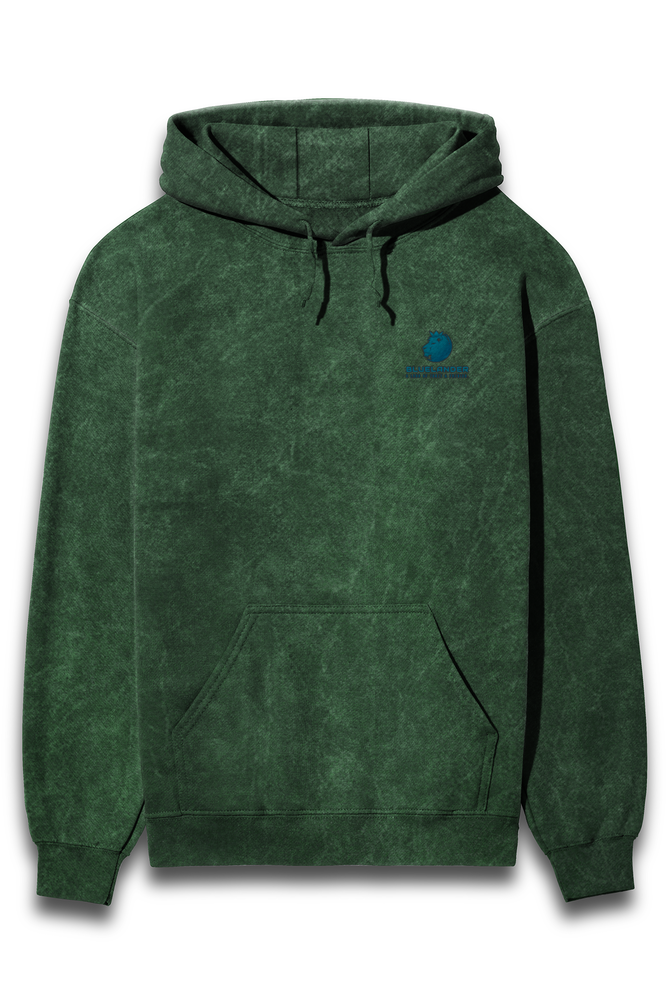 Vintage Vibes, Modern Comfort: Bluelanders Acid-Washed Hoodie