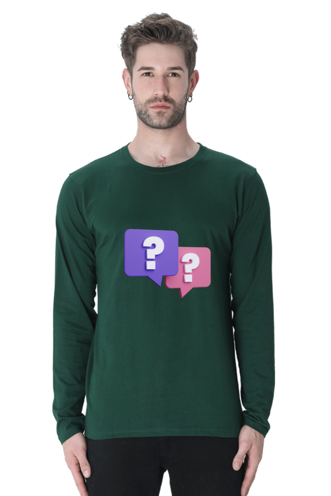 Unleash Your Style: Fun and Playful Vibes with Bluelander's Cotton Full Sleeve Tee!