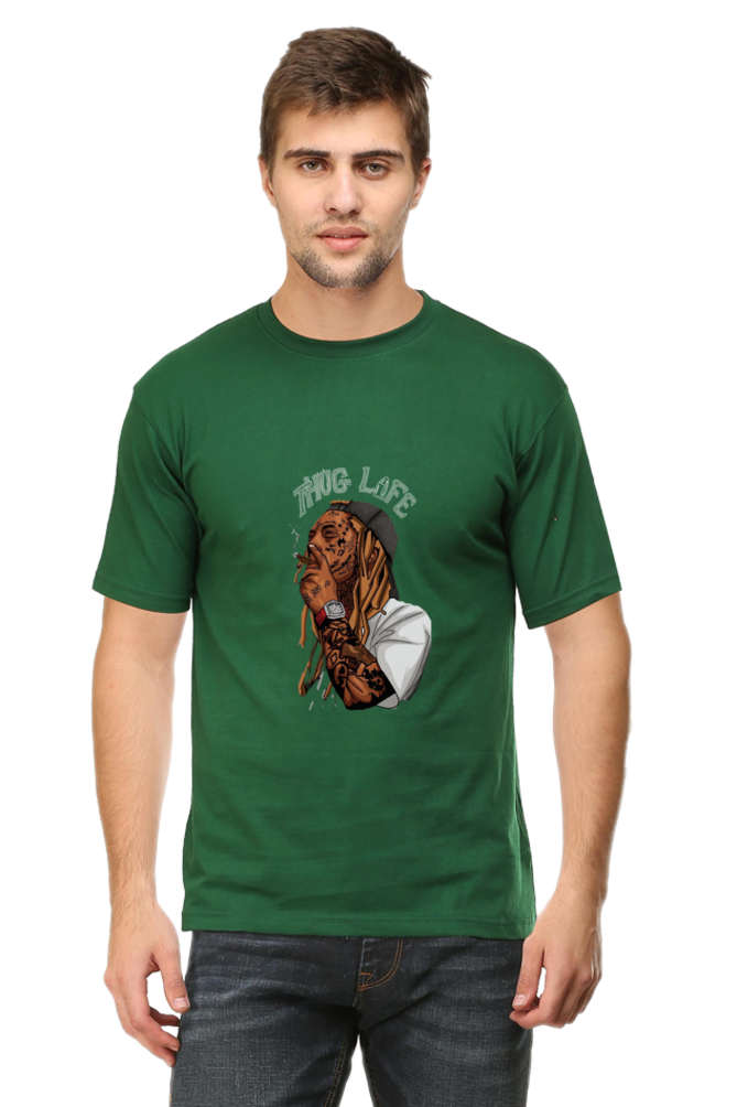 Bluelander Unisex Regular Fit T-Shirt: Soft, Breathable, 100% Cotton, Pre-Shrunk, Bio-Washed, Lycra Ribbed Neck