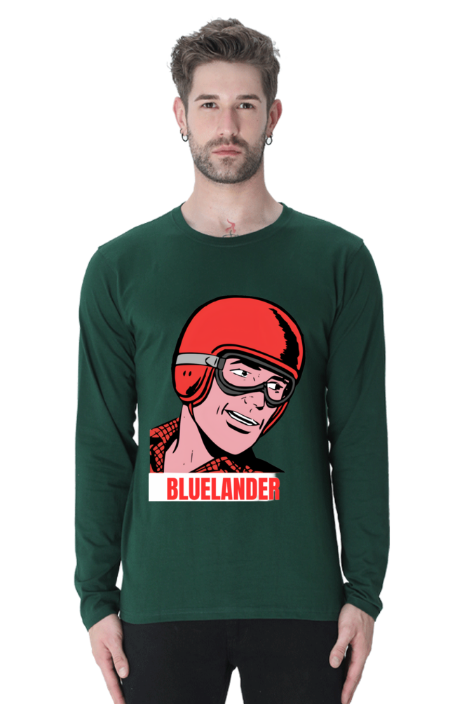 Unveil the Latest Designs with Bluelander's Cotton Full Sleeve T-Shirts!