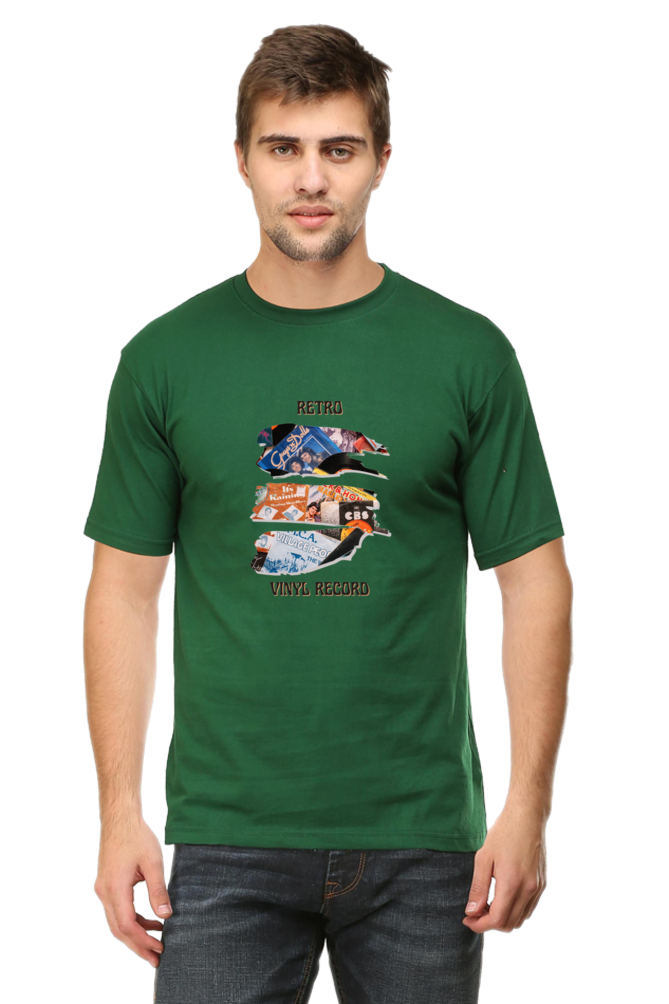 Bluelander half sleeve round neck enhanced quality, comfort, and latest retro designs.