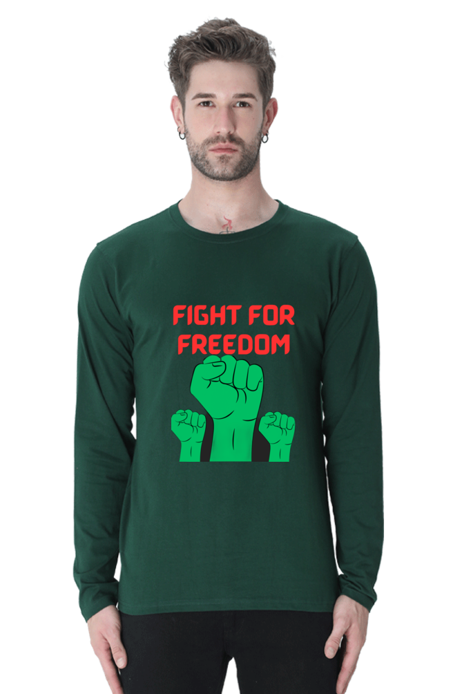 Make a Statement: Bluelander's Cotton Full Sleeve Tee – Unmatched Comfort, Simply Stylish.