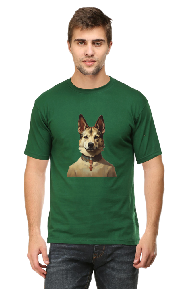 Style for Dog Lovers: Bluelander Cotton Half Sleeve T-Shirts - Comfort and Fashion, Crafted by Human and AI.
