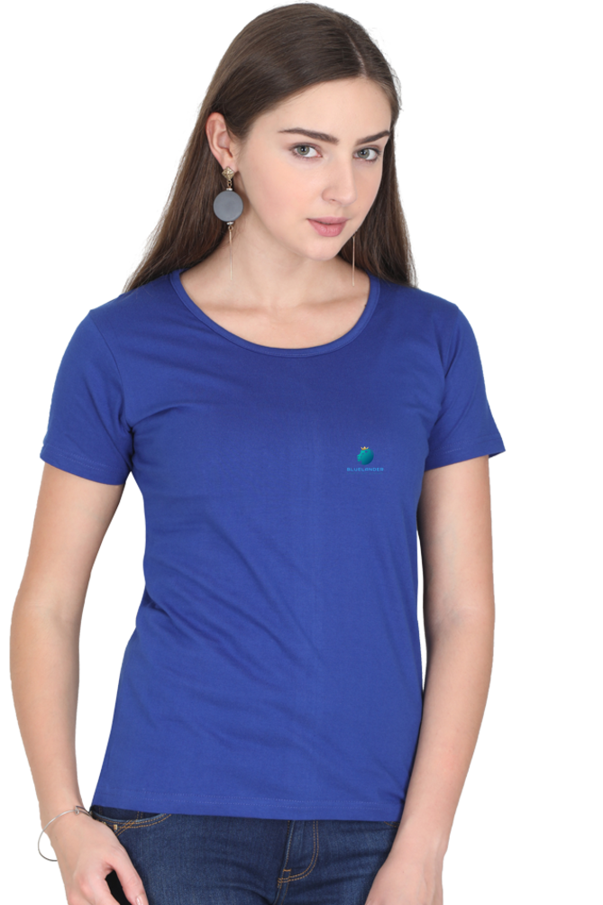 Bluelander Girl Round Neck Half Sleeve T-Shirt: Embrace Style with a Kiss of Comfort in Every Thread!
