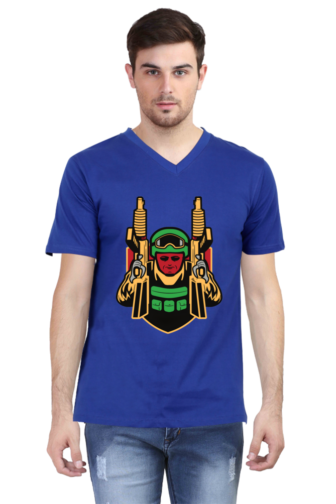 Elevate Your Look with Bluelander's V Neck Cotton Half Sleeve T Shirts!