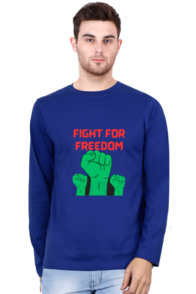 Make a Statement: Bluelander's Cotton Full Sleeve Tee – Unmatched Comfort, Simply Stylish.