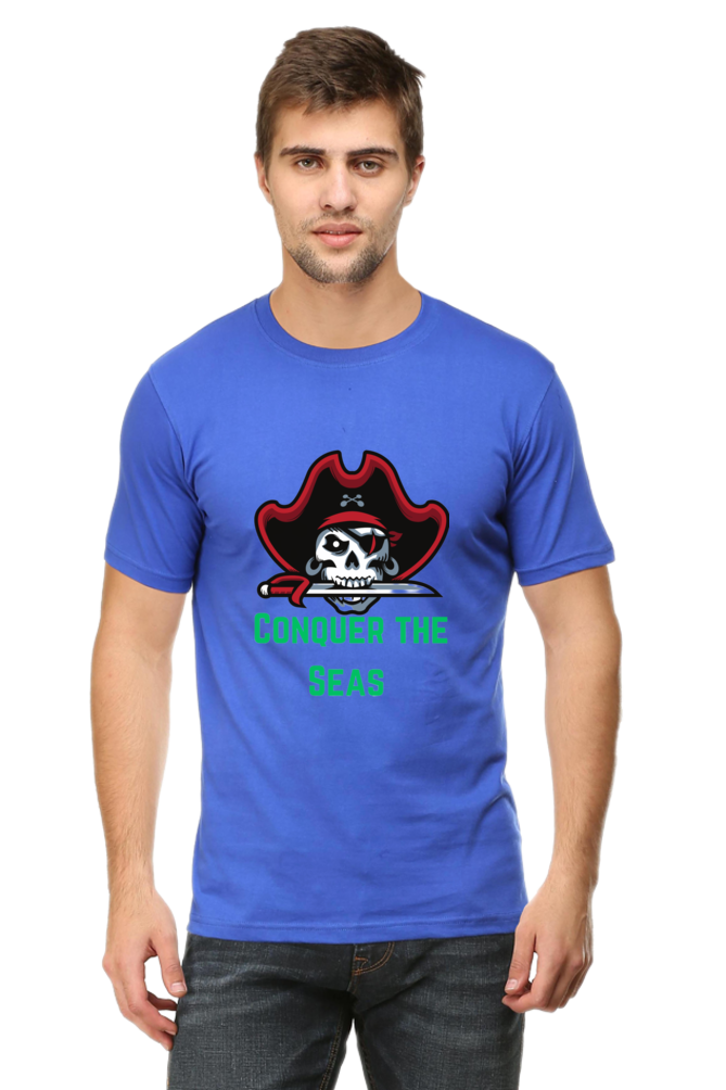 Make a Statement: Bluelander's Enhanced Design Cotton Half Sleeve T-Shirts - Stand Out in Style!