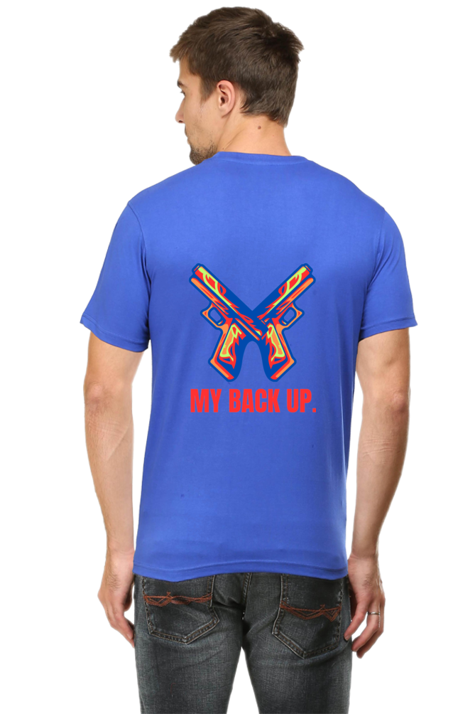 Back Up Your Style: Elevate Your Look with Bluelander's Half Sleeve Cotton T-Shirts!