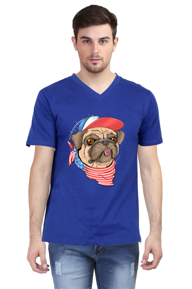 Elevate Your Look: Bluelander's V-Neck Cotton Half Sleeve T-Shirts!