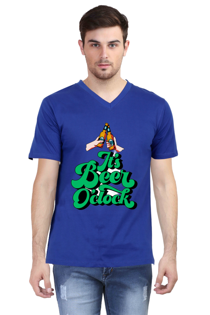Vibe in Comfort: Bluelander's V-Neck Cotton Half Sleeve T-Shirts - Your Casual Chic Essential!