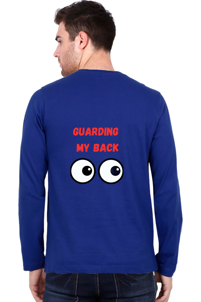 Back in Vogue: Bluelander's Full Sleeve Tee with Latest Back Design – Elevate Your Style.