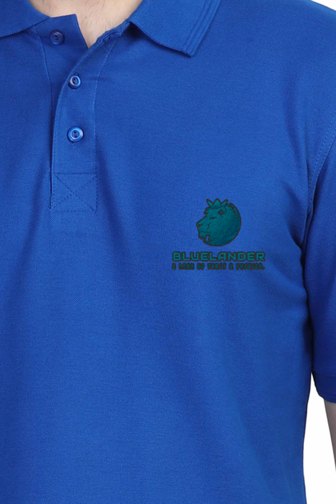 Bluelander's Polo: 220 GSM Premium Cotton - Super Combed, Bio Washed, Unisex Fit. Step into comfort, stride towards your dreams