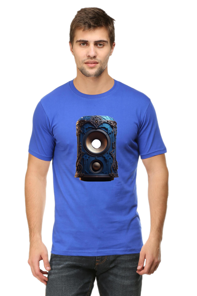 Half Sleeve Harmony: Unleash Your Inner Music with Enhanced Style in our Bluelander Cotton T-Shirt - Let Your Passion Sing