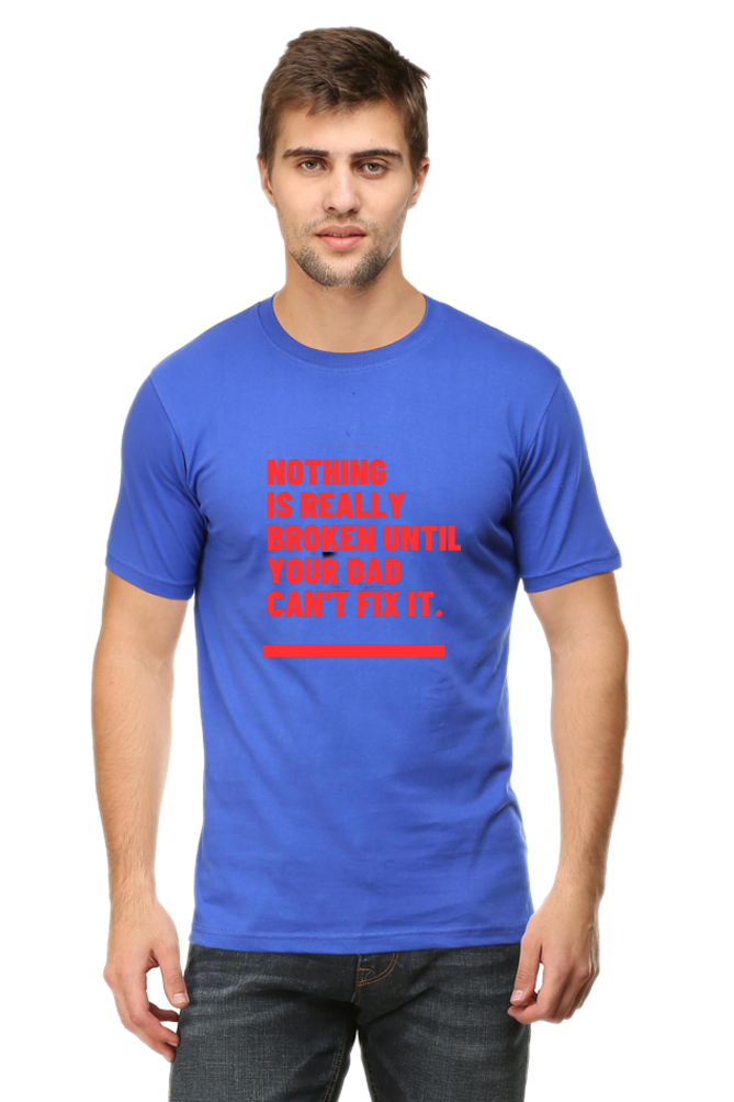 Fixing the Unfixable Bluelander Half Sleeve Cotton T-Shirts ,Where Comfort Meets Dad's Expertise