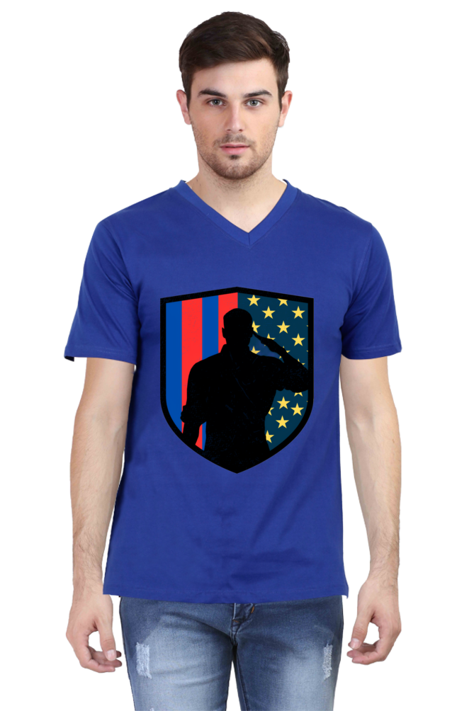 Elevate Your Casual Style: Bluelander's V Neck Cotton Half Sleeve T-Shirts
