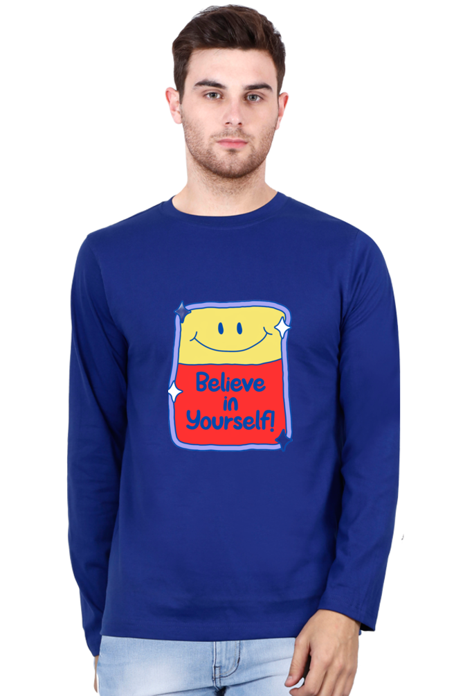 Sleeve it to Believe it: Embrace Your Journey with Bluelander's Full Sleeve Tee!