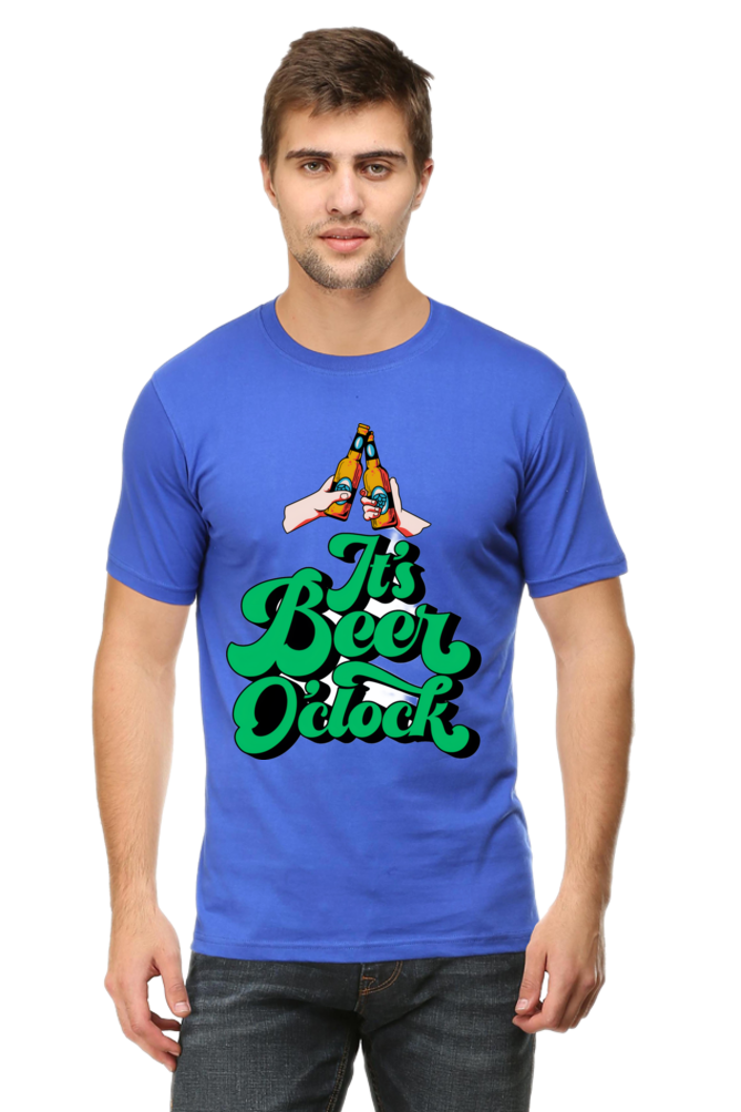 Chase Comfort: Bluelander's Cotton Half Sleeve T-Shirts - Playful Vibes, Endless Comfort!