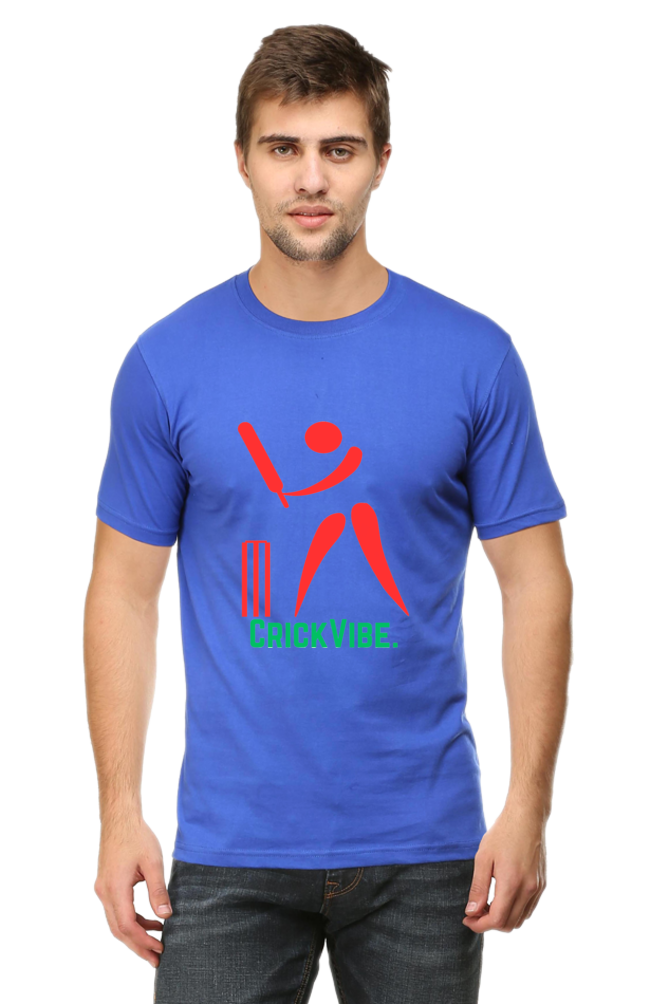 Bluelander's Cotton Half Sleeve T-Shirt -Rock the Cricket Ground in Comfort and Style!