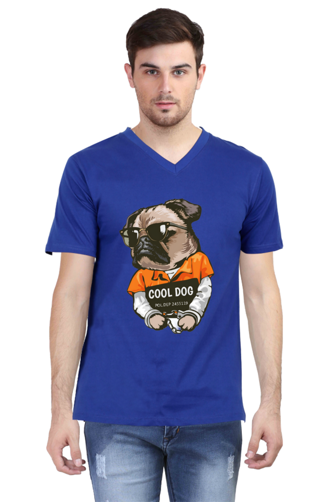Vibrant V-Neck: Bluelander's V Neck Cotton Half Sleeve T-Shirts, Your Everyday Essential!