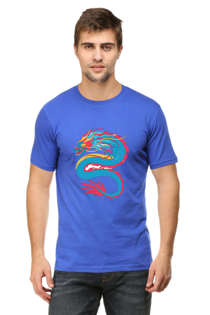 Style Redefined: Embrace Bluelander's Cotton Half Sleeve T-Shirts with Enhanced Design!