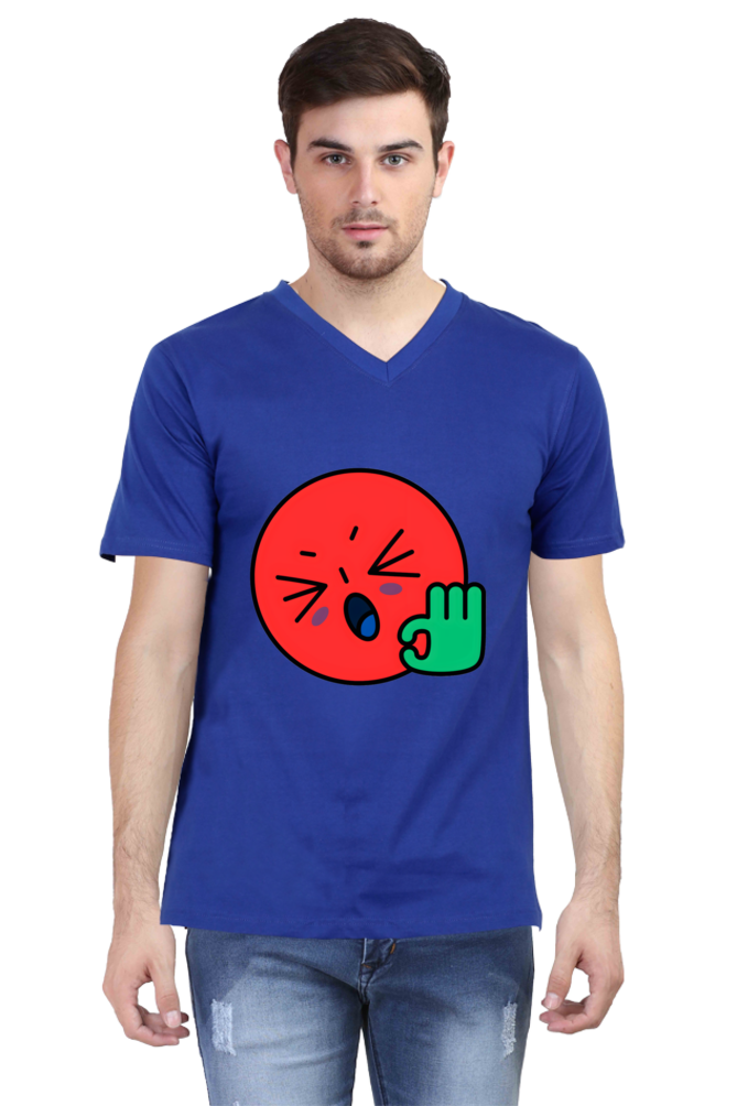 Embrace Comfort and Style: Bluelander's V Neck Half Sleeve Cotton T Shirt!