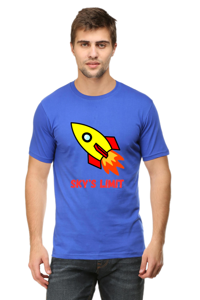 Reach New Heights of Style: Elevate Your Look with Bluelander's Half Sleeve Cotton Tees!