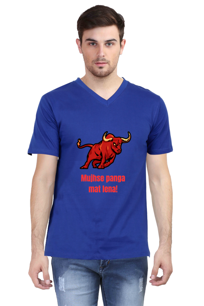 Bluelander's V Neck Cotton Half Sleeve T-Shirts - Step into Style!