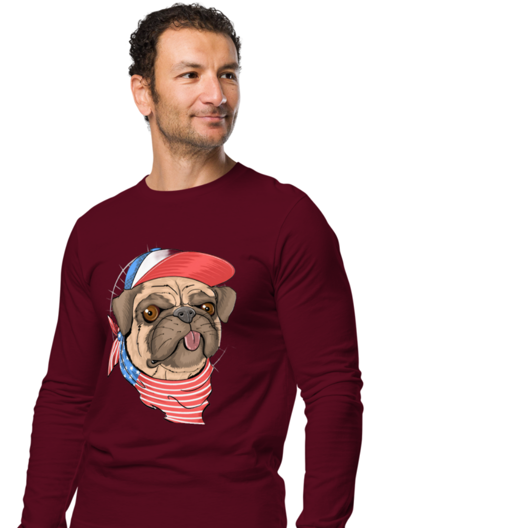 Brighten Your Day with Bluelander Cotton Full Sleeve T-Shirt | 'Play with Colors, Take the Pain Out' Design | 100% Cotton, Pre-Shrunk, Bio Washed