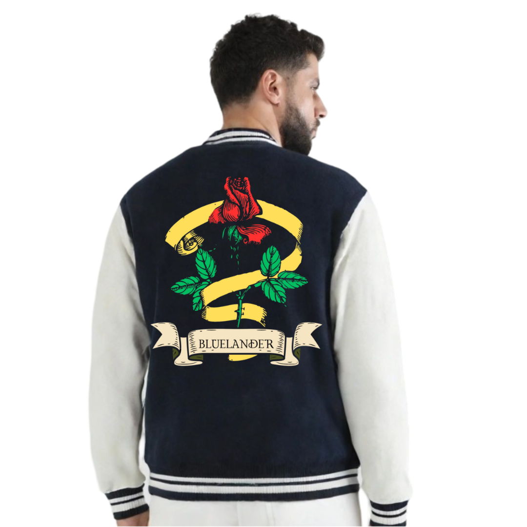 Bluelander Unisex Letterman Jacket – Crafted for Comfort, Built with Love.