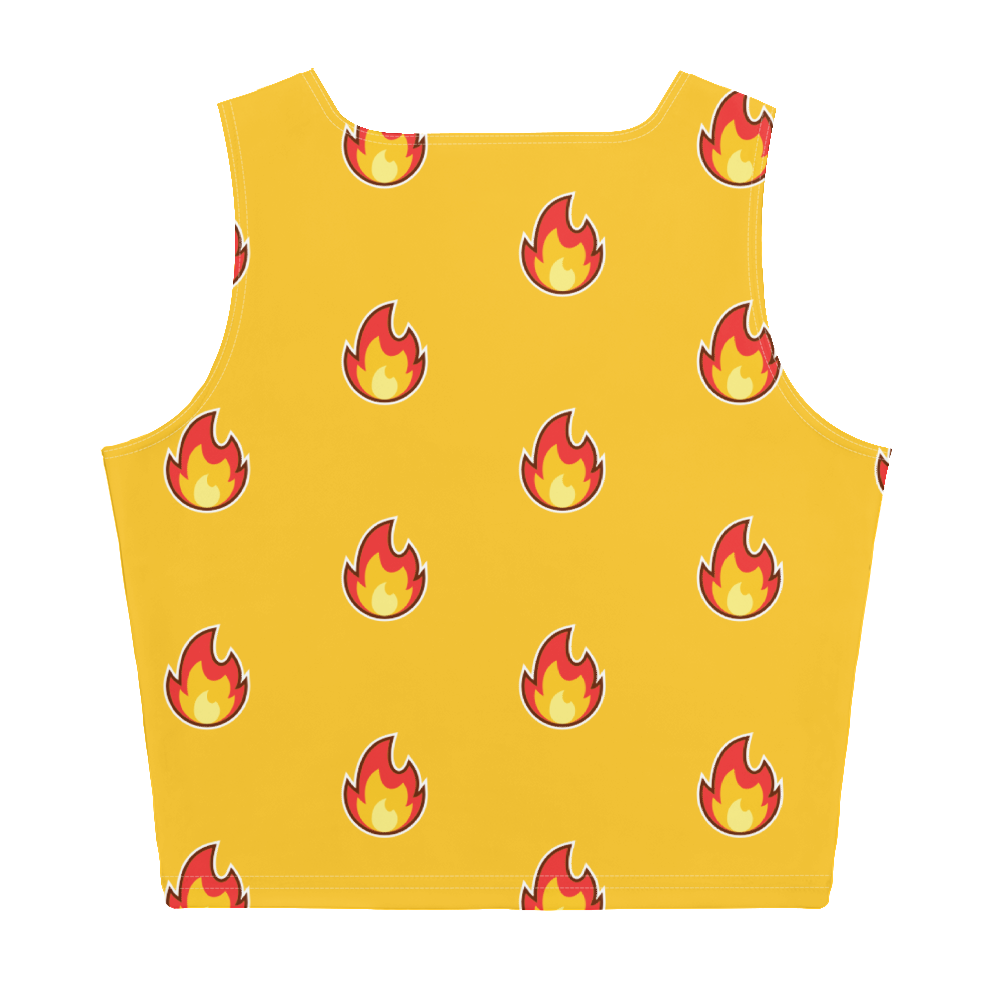 Embrace Timeless Style with Bluelander's All Over Print Crop Tops.
